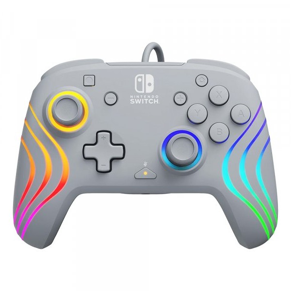 PDP Nintendo Switch Afterglow Wave Wired Controller Grey