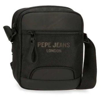 Pepe Jeans Muška torbica 22cm sa 2 pregrade Bromley black 70655