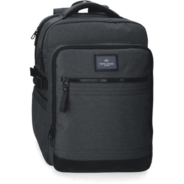 Pepe Jeans Ranac 42cm sa pregradama za laptop i tablet Whitton grey