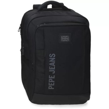 Pepe Jeans Ranac 44cm sa pregradama za laptop i tablet Matlock black