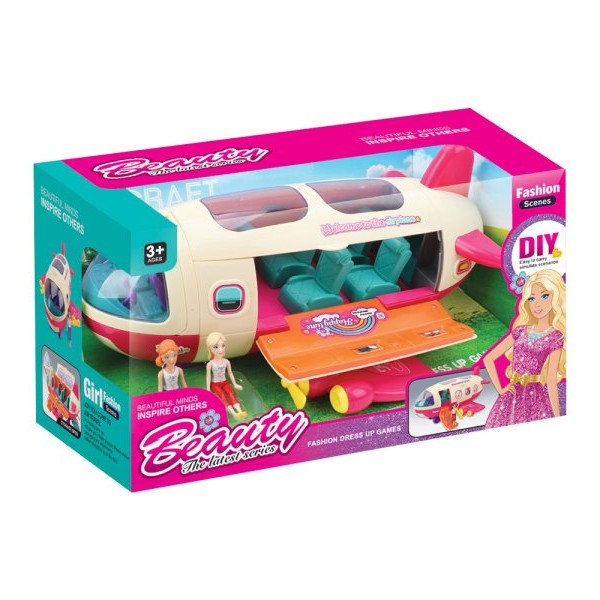 PERTINI Beauty avion set sa lutkama