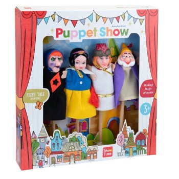 PERTINI Ginjol - Snežana i 7 patuljaka set 4 lutke na štapu i 9 lutaka za prste