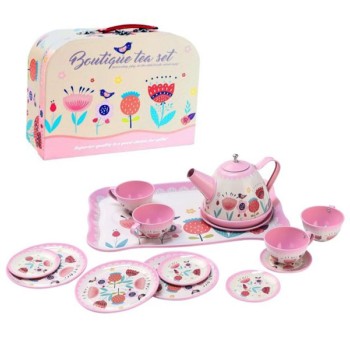 PERTINI Kofer čajanka set cveće 19 elemenata