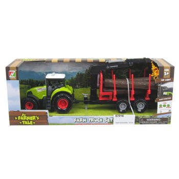 PERTINI Traktor sa prikolicom za drva