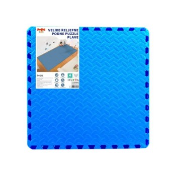PERTINI Velike reljefne podne puzzle plave