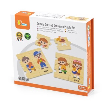 PERTINI Viga puzzle oblačanje - redosled koraka