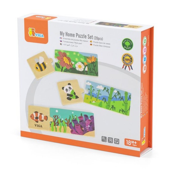 PERTINI Viga puzzle životinje i njihova staništa