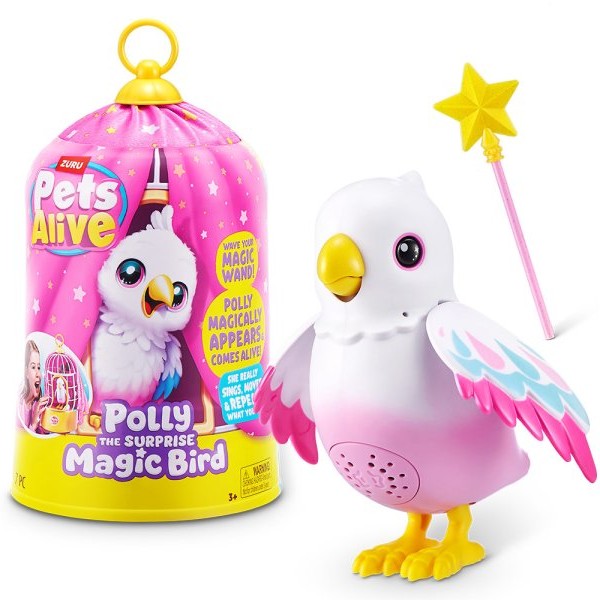 PERTINI ZURU Pets Alive Polly magična ptica