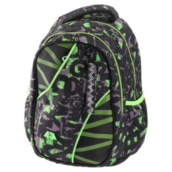 PLAY Apollo 253, ranac ergo, mesh, Green lines