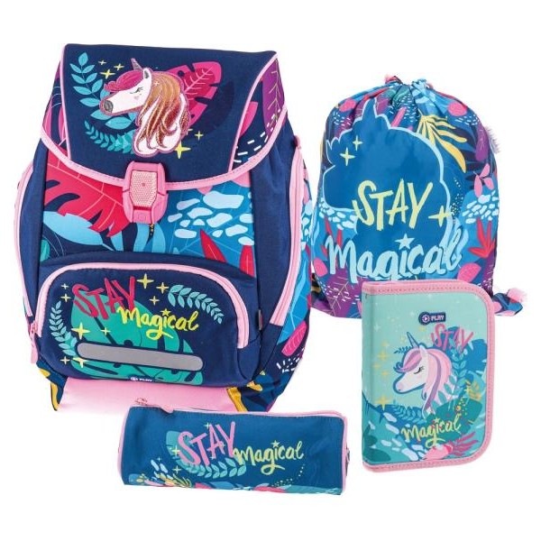 PLAY Logic set, ranac anatomski, 4 u 1, Stay magical