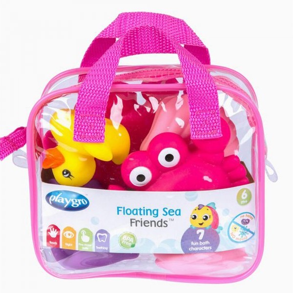 PLAYGRO Morski drugari za kupanje roze set