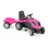 Playtime 956 Traktor na pedale sa prikolicom roze