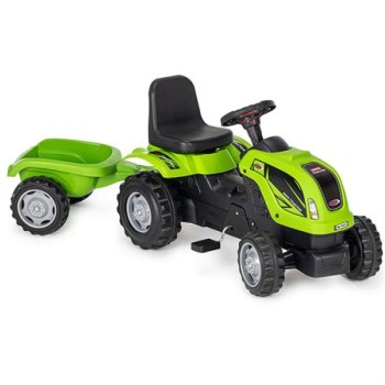 Playtime 956 Traktor na pedale sa prikolicom zeleni