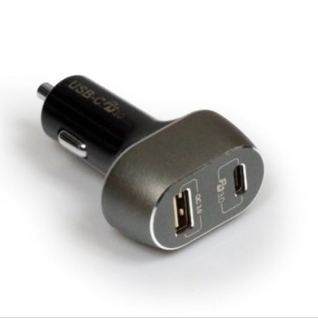 PORT DESIGN Auto punjač USB 3.0, USB- c