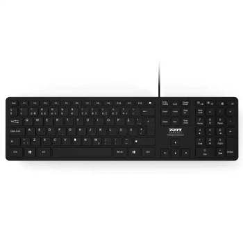 PORT DESIGN Tastatura Executive US/USB-A & USB-C
