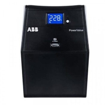 PowerValue ABBYY UPS ABB 11LI Up 600VA 360W/Simulated Sine Wave/4 x IEC 320 C13 USB i RJ45 Serial
