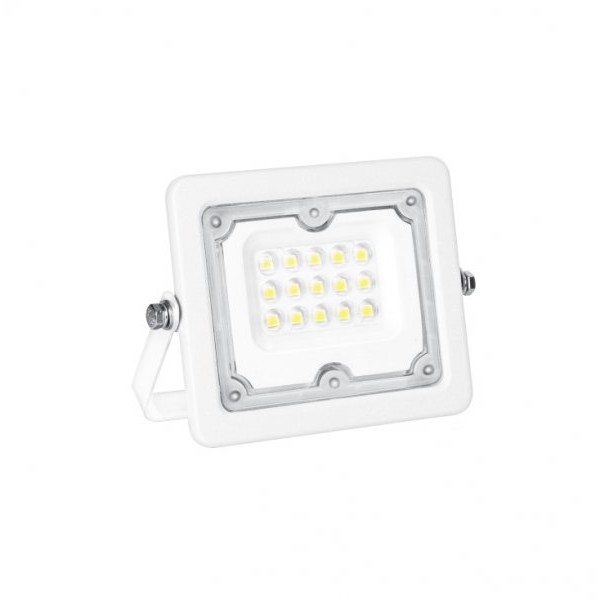 PROSTO LED reflektor 10W dnevno svetlo, beli