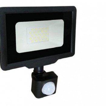 PROSTO LED reflektor sa PIR senzorom 20W 6500K LRF008SW-20/BK