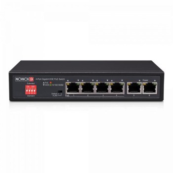 PROVISION POES-0472GC+2G 4-kanalni Gaiga PoE switch 60w + 2 uplink