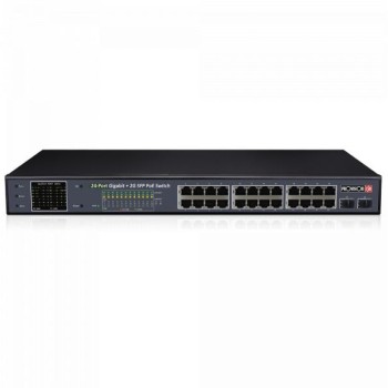 PROVISION POES-24370GCL+2SFP 24-portni Giga PoE Switch 370W+2 SFP