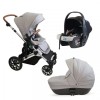 Puerri Trio sistem Diamond, Grey & Silver frame
