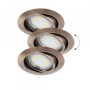 RABALUX 1051 Lite LED GU10 3x3W Ugradni spot