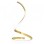 RABALUX 5470 Anais LED 4.8W Gold Stona lampa