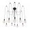 RABALUX Caspar 2224 E27 10 x 60 W Visilica