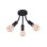 RABALUX Plafonjera Almus 3x60W crna 6808