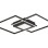 RABALUX Plafonjera casimir crna 5269