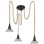 RABALUX Visilica daryl crna 5272