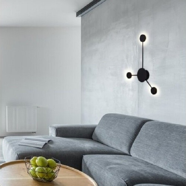RABALUX Zidna lampa Amadeo crna 6259
