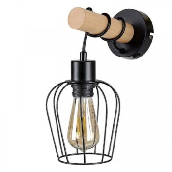 RABALUX Zidna lampa fabian crna 5244
