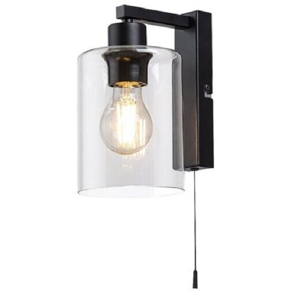 RABALUX Zidna lampa Miroslaw crna 5077