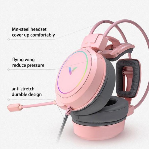 RAPOO Slusalice Gaming VH610 7.1 USB pink
