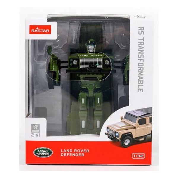 RASTAR Auto Land Rover Defender Transformable 1/32