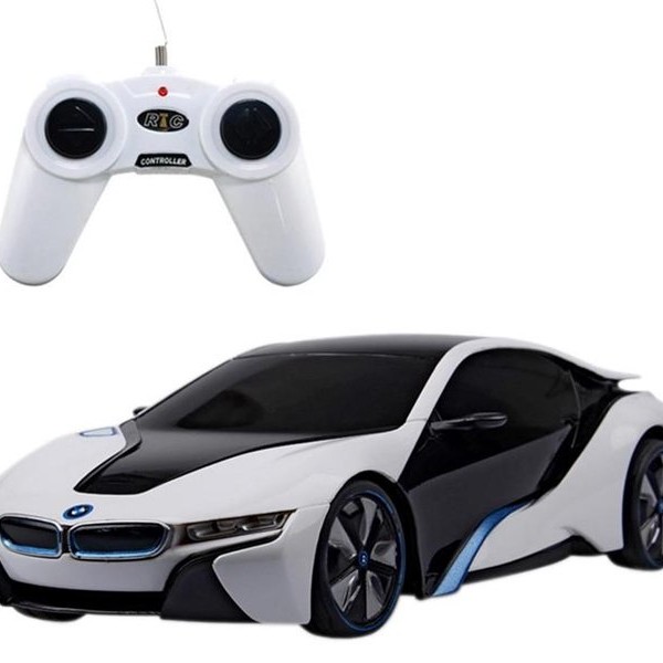 RASTAR RC automobil BMW i8 1:24 (sivi, beli)