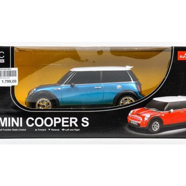 RASTAR RC automobil Mini cooper S 1:24 (plavi, crveni)