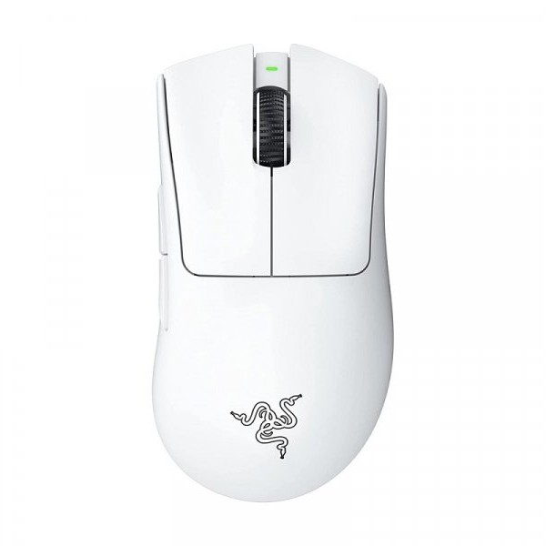 RAZER DeathAdder V3 Pro, ergonomski bežični gejming miš, beli