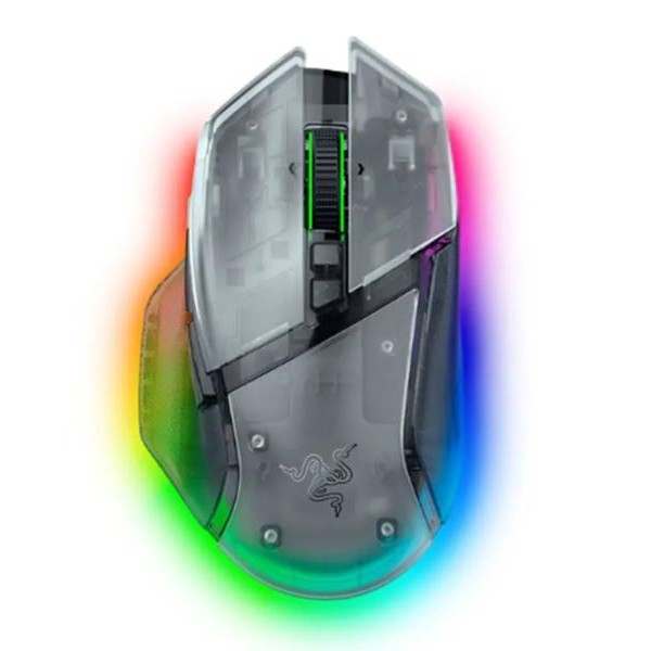 RAZER Razer Basilisk V3 Pro 35K - Ergonomic Wireless Gaming Mouse - Phantom White Edition