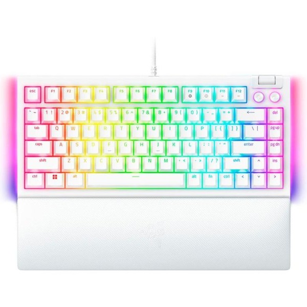 RAZER Tastatura BlackWidow V4 75% - Hot-swappable Mechanical Gaming Keyboard - White - US Layout