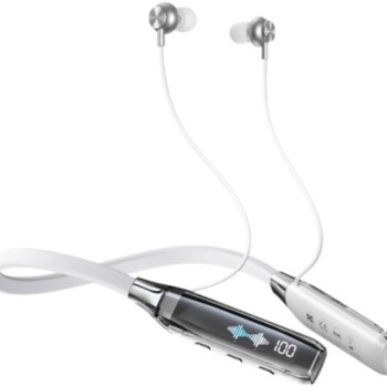 REMAX RB- S20 White Transparent Wireless Neckband Sports Earphone
