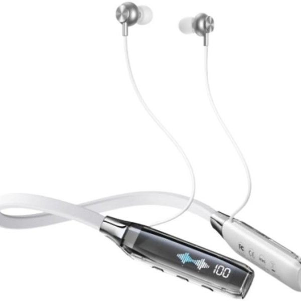 REMAX RB- S20 White Transparent Wireless Neckband Sports Earphone