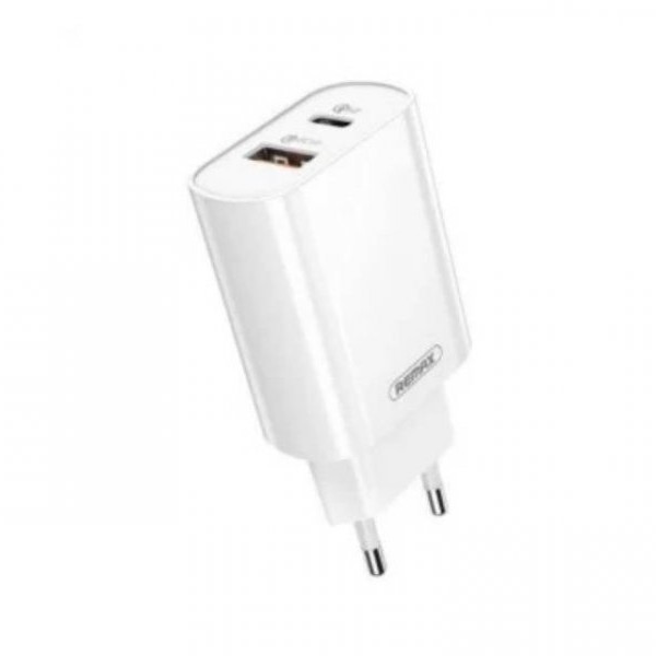REMAX Strujni Fast punjac Jane 2xUSB RP-U37, beli