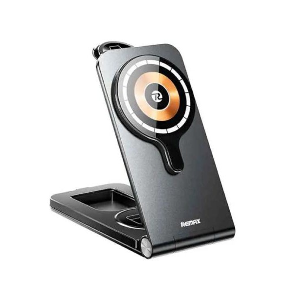 REMAX Wireless stalak za mobilni telefon REMAX RP-W3 20.5W Fast Charging 3u1 crni