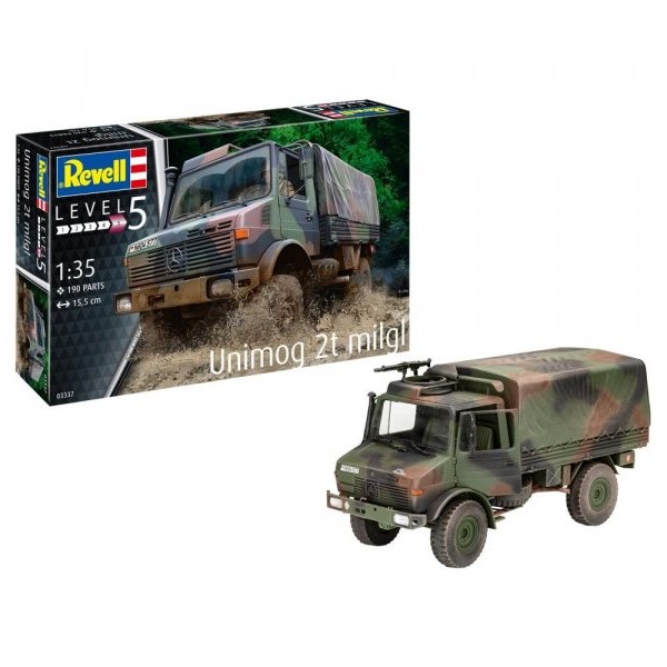 REVELL Maketa Unimog 2t milgl