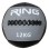 RING Wall Ball lopta za bacanje 12kg