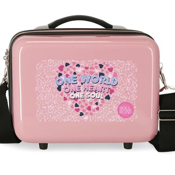 ROLL ROAD ABS Beauty case Orchid pink