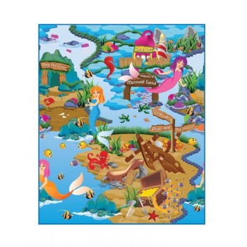 ROLLMATZ Podloga za igranje Morska Sirena 100 x 120cm