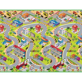 ROLLMATZ Podloga za igranje Trkački automobil 200 x 120cm
